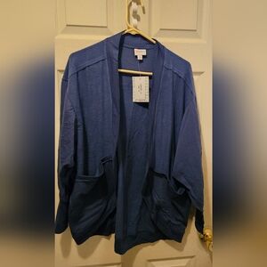 Women's Lularoe Kennedy-Blue-Size Medium NWT